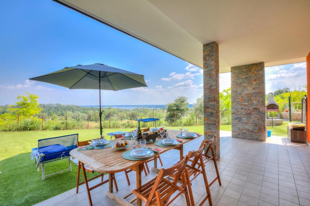 Villa Teresa Apt Lake Garda View - Happy Rentals ソイアーノ・デル・ラーゴ エクステリア 写真